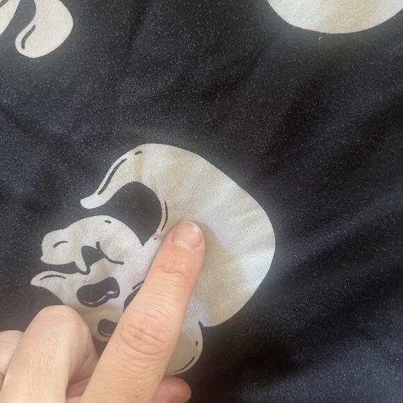 cuidado con el perro Boys Button Up Shirt Ghost Size 4t - Picture 9 of 10